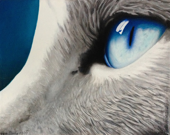 Art by Vance Sterley - Cat Eyes