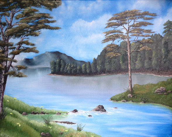 Art by Vance Sterley - River View
